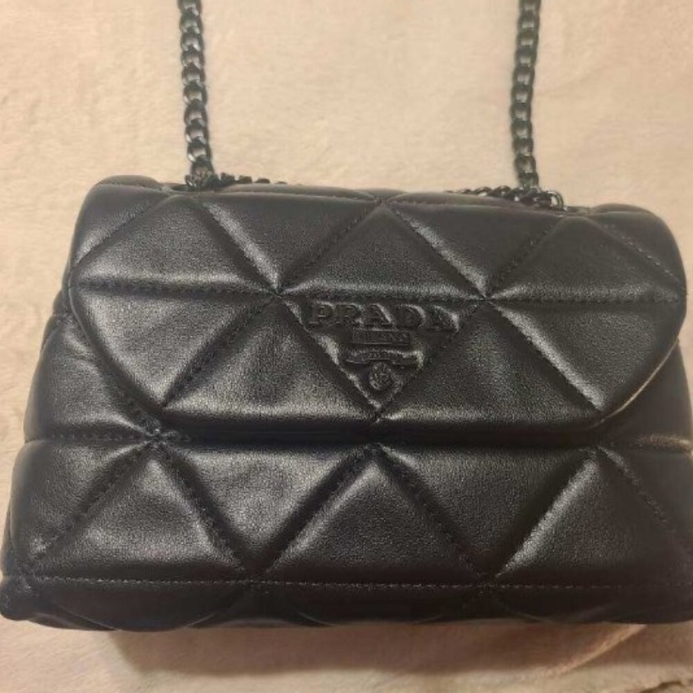 Prada Milano Quilted Leather Purse